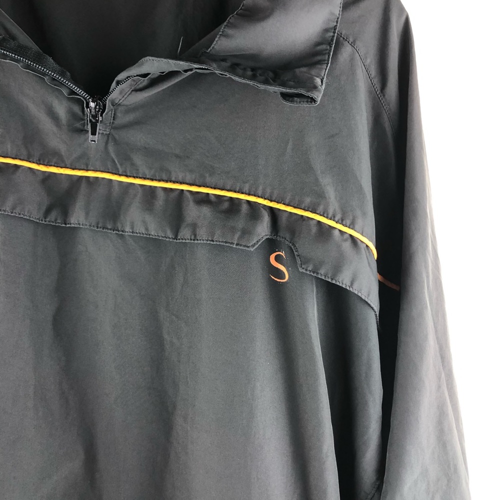 Men’s black pullover sauna sweat suit jacket S/M! - Picture 6 of 8